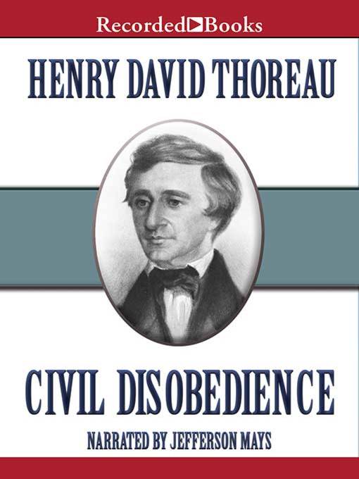 Title details for Civil Disobedience by Henry David Thoreau - Wait list
